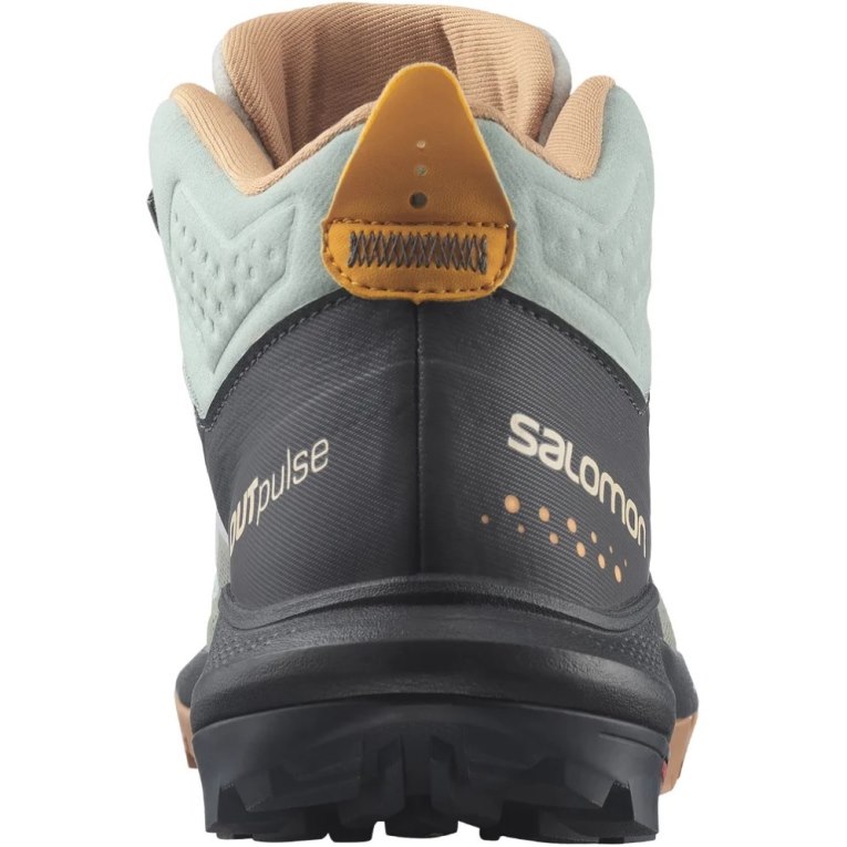 Mint / Black Salomon Outpulse Mid GTX Women's Hiking Boots | PH 12587J